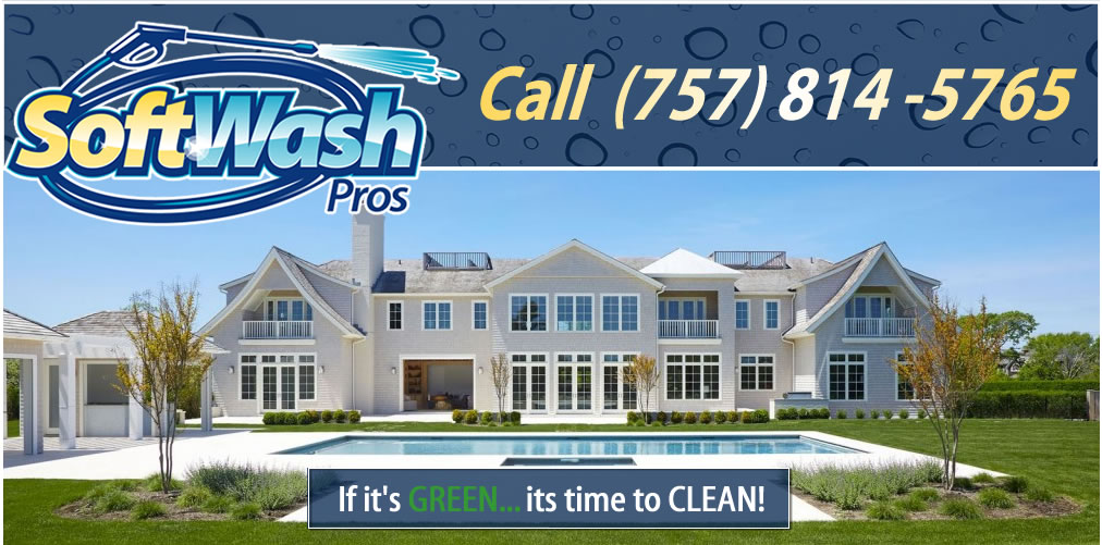 Pressure Washing, Roof Cleaning, House Washing and More in Williamsburg, Virginia by SoftWash Pros